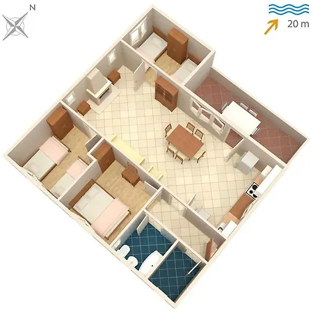 Seaside House Veli Rat, Dugi Otok - 875 Veli Rat